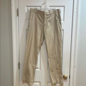 Murano Alex fit wardrobe essentials cotton spandex khaki Pants men’s size 33x32